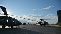 B-Roll- Chamber West visits UTARNG Army Aviation Services Facility