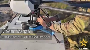 UAS munitions drop Trzebien Poland