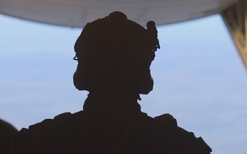 U.S. Marines stationed overseas preform aerial training in the skies of Washington