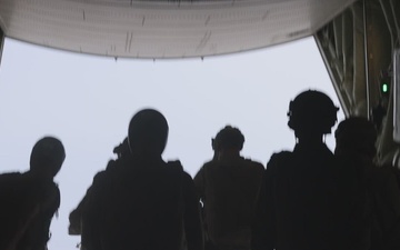 U.S. Marines stationed overseas preform aerial training in the skies of Washington