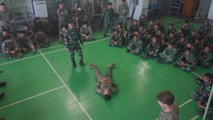 Super Garuda Shield 25 B-Roll: U.S. Marines, Dutch Marines, Indonesian Armed Forces conduct Tactical Combat Casualty Care class