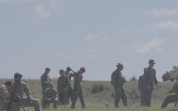 UNITAS 2025: (B-Roll) US Marines Conduct Machine Gun and Mortars Range with Spanish Marines