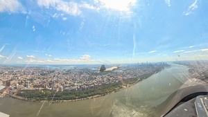 F-22 New York City Flyover: Manhattan, Central Park, and the Statue of Liberty
