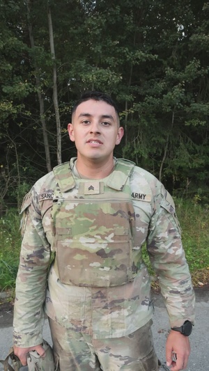 Reel: US Soldiers speak before and after taking expert physical fitness assessment