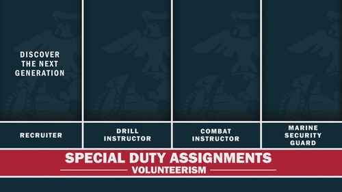 Special Duty Assignments volunteerism