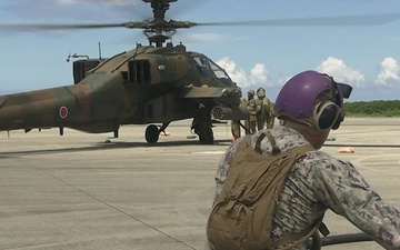 U.S. Marines, Sailors refuel JGSDF AH-64 Apaches during Resolute Dragon 25
