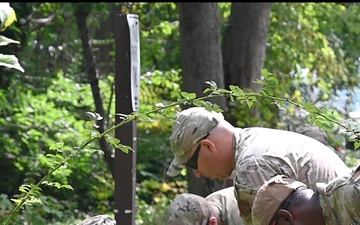 JTF - DC removes weeds near Mount Vernon