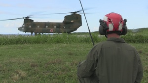 U.S. Marines, JGSDF establish forward arming, refueling point on Ie Shima