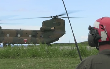 U.S. Marines, JGSDF establish forward arming, refueling point on Ie Shima