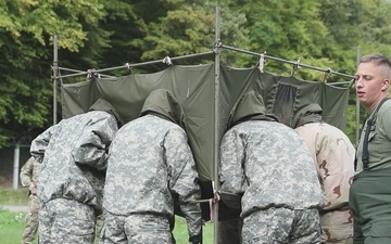 Indiana Army National Guard Conducts Chemical Warfare Agent Training in Slovakia (B-Roll)