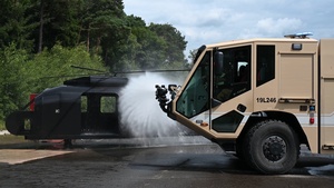 Protecting the Community: 435 CRSS train Lithuanian allied firefighters