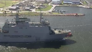 UNITAS 2025: Spanish SPS Galicia (L-51) arrives in Mayport