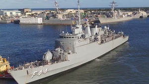 UNITAS 2025: Brazilian Navy frigate BNS Independencia (F-44)