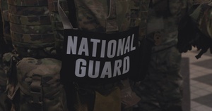 South Carolina and Georgia National Guard Patrol at Union Station