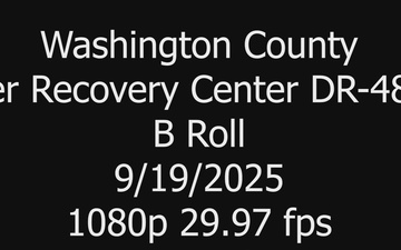 Washington County Disaster Recovery Center Opens BROLL