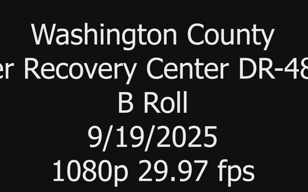 Washington County Disaster Recovery Center Opens BROLL