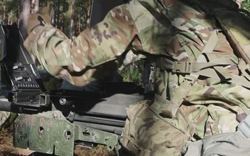 B-Roll: Soldiers practice on the Mk 19 automatic grenade launcher during E2B