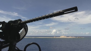 HMLA-169 engages targets off the coast of Okinawa