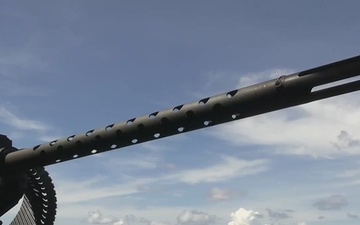 HMLA-169 engages targets off the coast of Okinawa