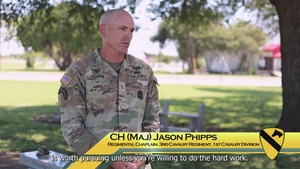 Chaplain (MAJ) Phipps Discusses the Future-Focused Mindset for Suicide Awareness