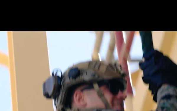 REEL: 11th MEU Maritime Raid Force Conducts Helocast and Fast-Rope Training