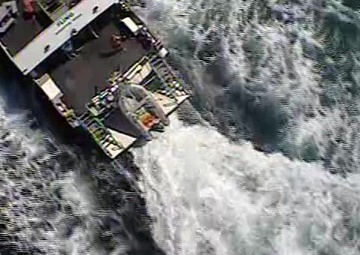 Coast Guard Air Station Houston Medevacs Injured Diver Offshore Galveston, Texas