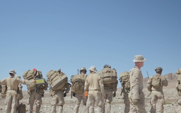 B-Roll: 3rd Bn., 7th Marines conduct dry fire, Valkyrie during Blade FEX