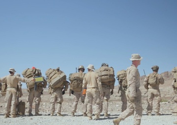 B-Roll: 3rd Bn., 7th Marines conduct dry fire, Valkyrie during Blade FEX