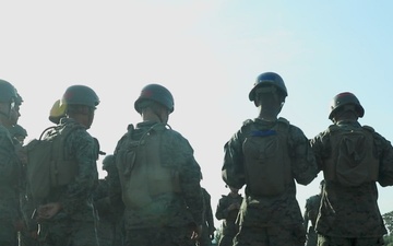 Marines fire 60 mm Mortar