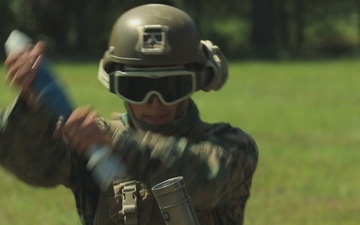 Marines Fire 60 mm Mortar