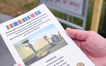 Global War on Terror Wall of Remembrance visits Iowa (B-Roll)