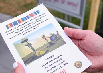 Global War on Terror Wall of Remembrance visits Iowa (B-Roll)