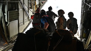 129RQW conduct long range overwater rescue