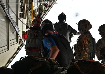 129RQW conduct long range overwater rescue