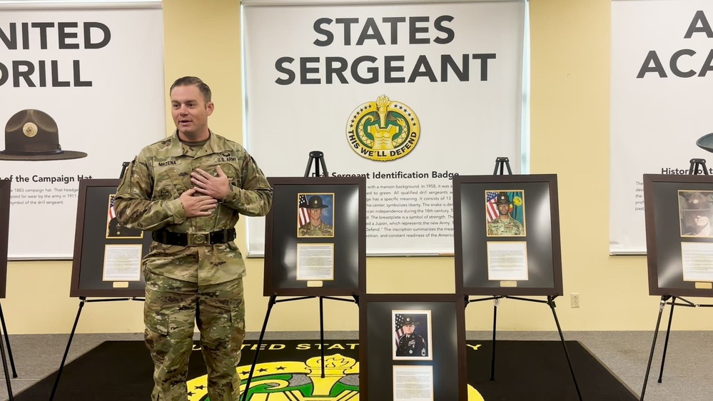 DVIDS - Video - SFC Jake R. Mrzena - 2025 Drill Sergeant Hall of