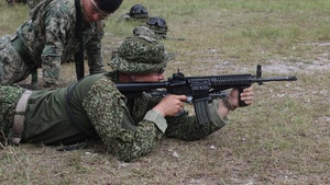 US Marines and Multinational Forces Participate in a Short Range