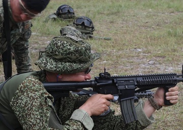 US Marines and Multinational Forces Participate in a Short Range
