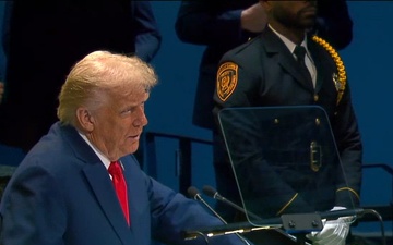 President Trump delivers remarks to the United Nations General Assembly