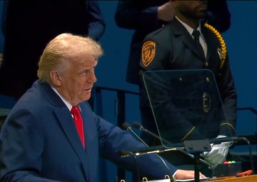 President Trump delivers remarks to the United Nations General Assembly