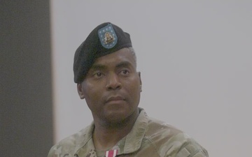 CSM Delon Trolli Relinquishes Responsibility of I Corps HHBn to CSM Richard Valino