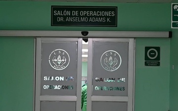 Team Air Force at Dr. Gustavo Nelson Collado hospital