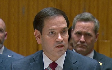 Secretary Rubio participates in a UN Security Council Ministerial Meeting on Ukraine