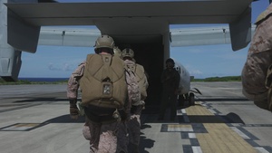 31st MEU | MRF conducts parachute operations