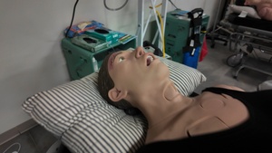 Army Reserve medical officers train with MATTi female manikin