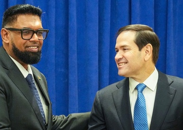 Secretary Rubio meets with Guyanese President Irfaan Ali