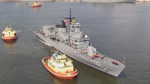 UNITAS 2025: Peruvian frigate BAP Aguirre (FM-55) departs Naval Station Mayport