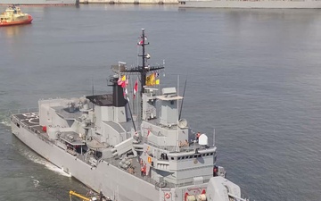 UNITAS 2025: Peruvian frigate BAP Aguirre (FM-55) departs Naval Station Mayport