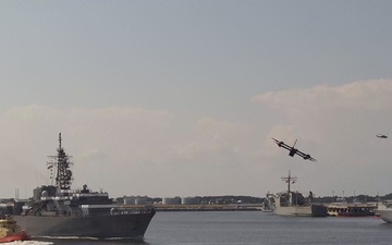 UNITAS 2025: Japan's JS Shimakaze (TV 3521) and JS Kashima (TV 3508) in Naval Station Mayport