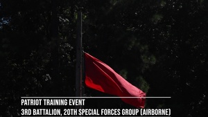 3rd Battalion, 20th Special Forces Group (Airborne) Host Patriot Training Event