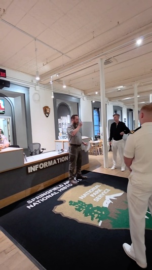 Hartford Sailors Visit Springfield Armory
